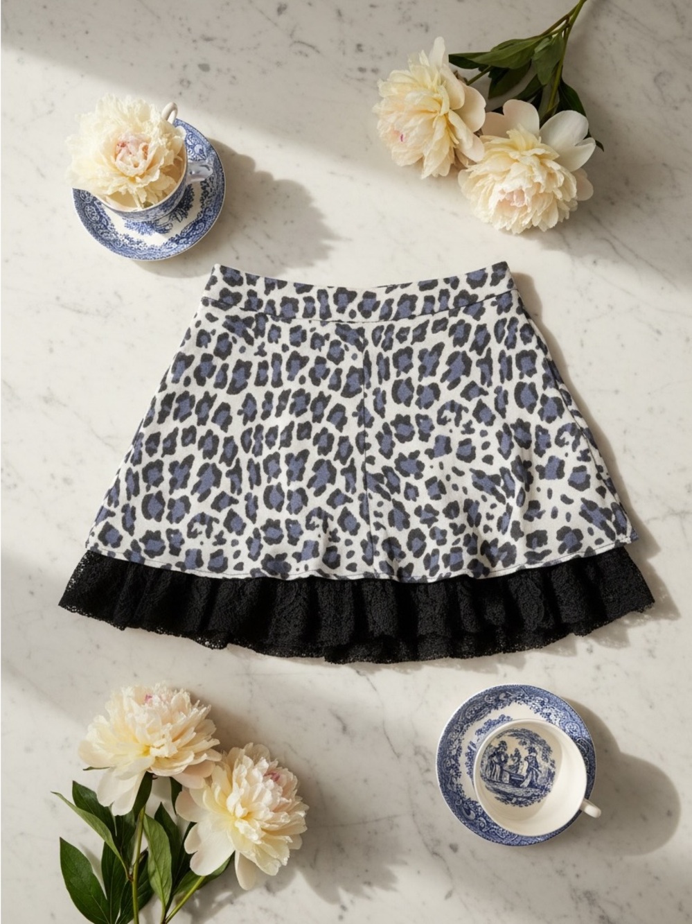 Adorable cheetah mini skirt